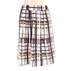 Banana Republic Women Skirt Side Zip Knee Length Multicolor Size 2 - NWT